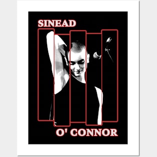 sinead oconnor retro black Posters and Art